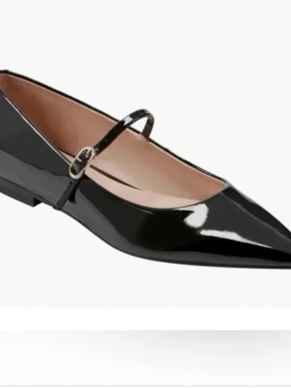 Marc Fisher Patent Flat 2024 “Daner” Black Size 8  - Like New